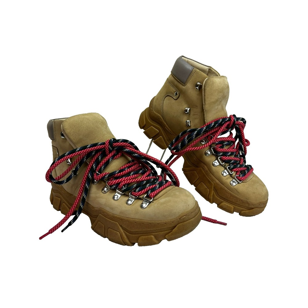 Another Project for Anthropologie Hedwig Hiking Boots Tan Leather Upper SZ 10